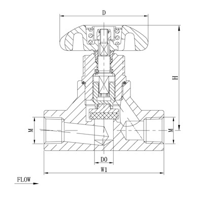 低温截止阀 DJ-15PC图纸
