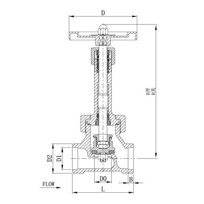 低温截止阀 DJ-P1图纸