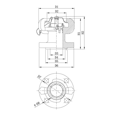 旋卡座 DXK-40图纸
